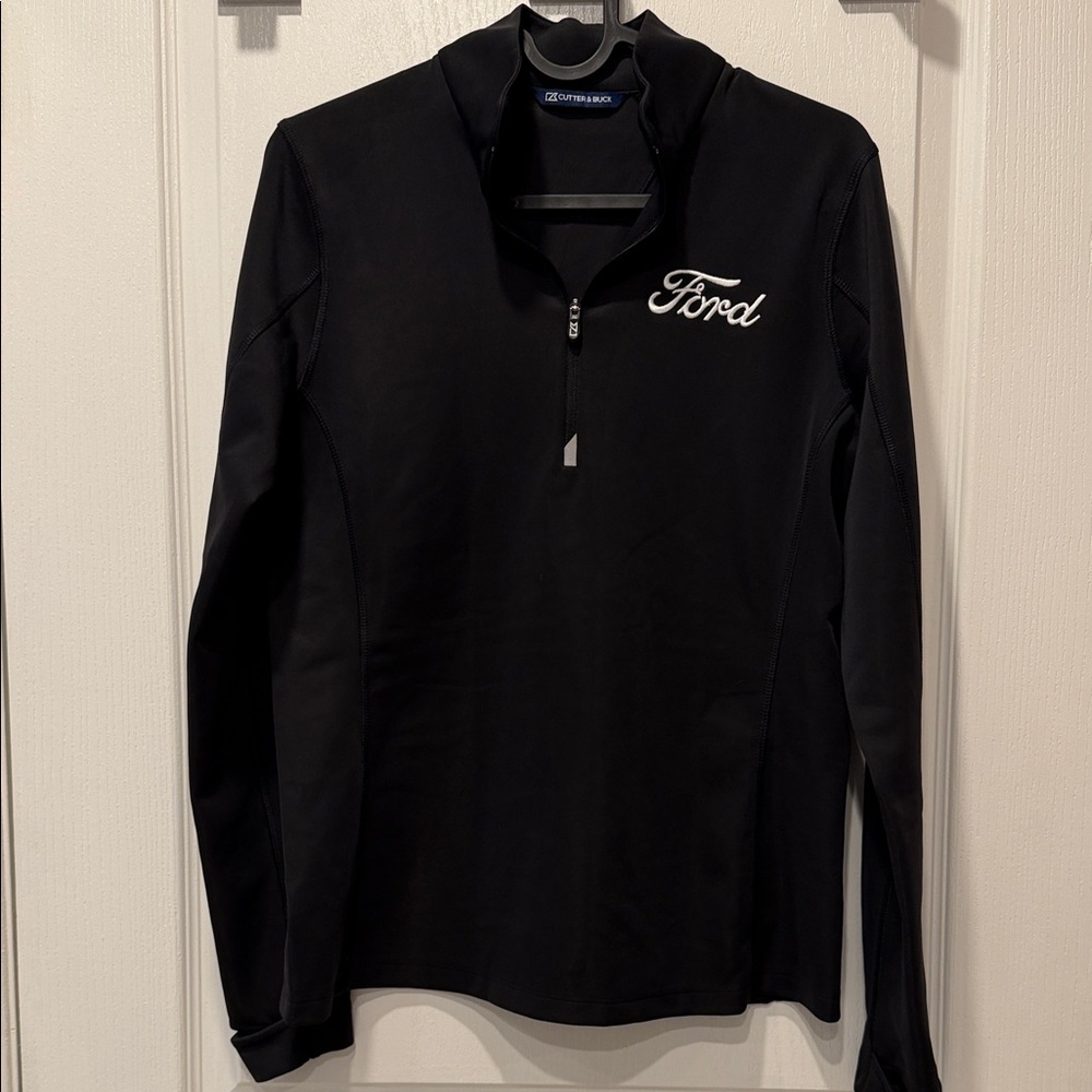 Ford Black Quarter-Zip Top